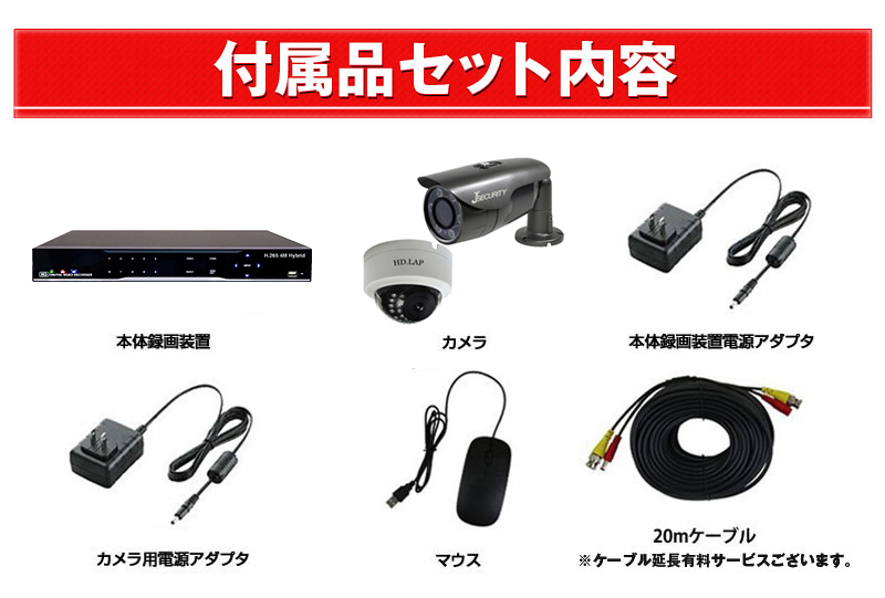 付属品セット内容