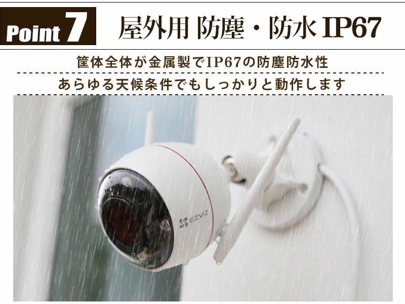 IPカメラ 見守り 防犯カメラ 監視カメラ 簡単設定 Wi Fiカメラ