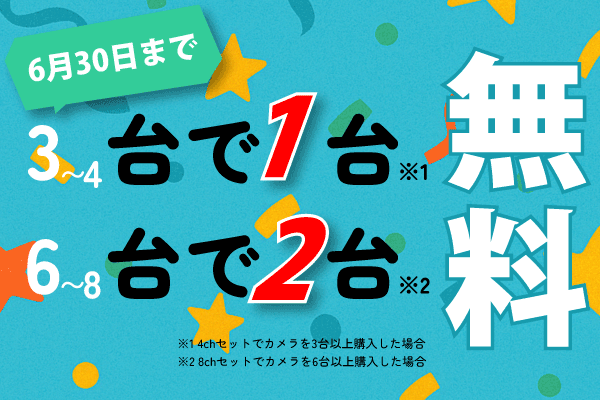カメラ増量キャンペーン