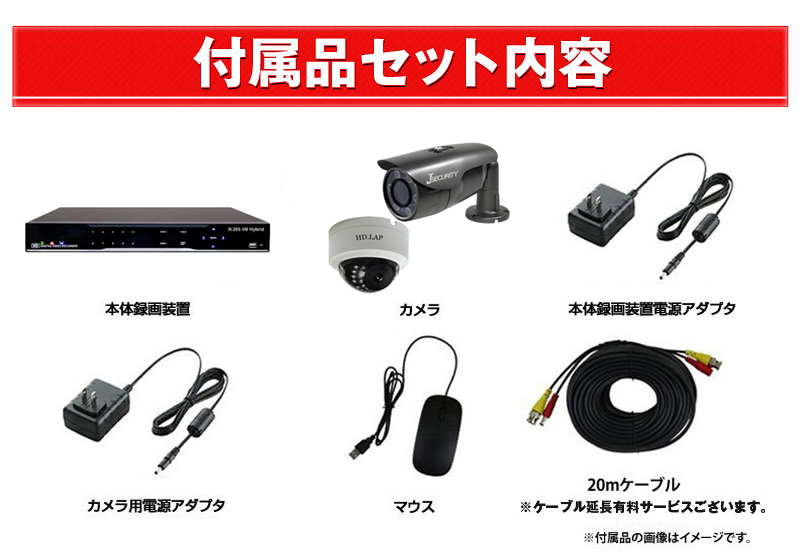 付属品セット内容