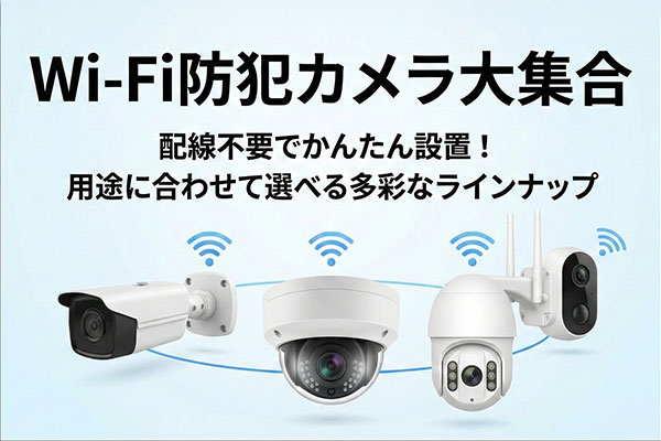 Wi-Fi防犯カメラ大集合