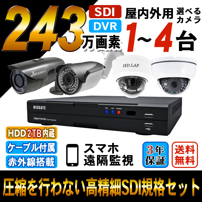 稀有な逸品】4CH(HD-SDI)Full HD DVR 事務/店舗用品 OA機器 事務/店舗